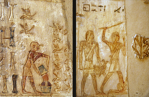 Representación de insectos en la iconografia egipcia Pabasa-2