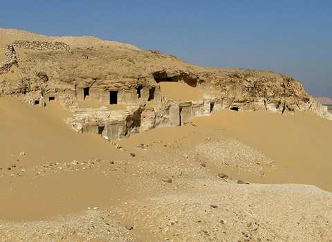 Old Kingdom tombs at Meir